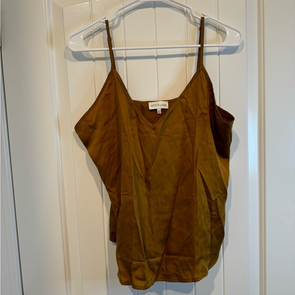 Ettitude chamomile bamboo cami size large NWOT